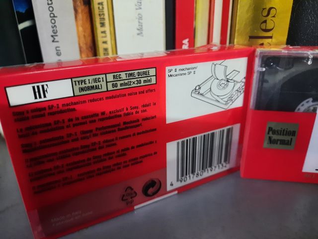 Cintas Precintadas Sony 60min.