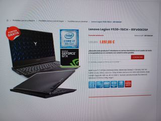 Lenovo LEGION Y530 15ICH- 81FV00E2SP