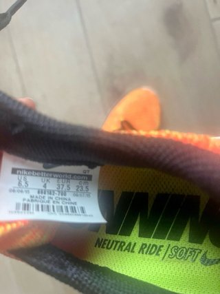 Zapatillas nike running naranjas