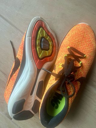 Zapatillas nike running naranjas