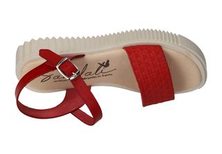 Sandalias rojas para mujer hechas en España