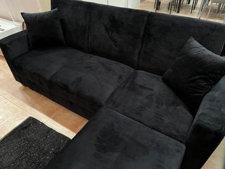 NUEVO!! SOFÁ CAMA CON PUFF Y ARCÓN + COJINES