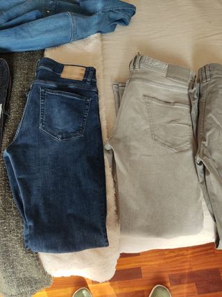 Pantalones hombre los 3 por 15