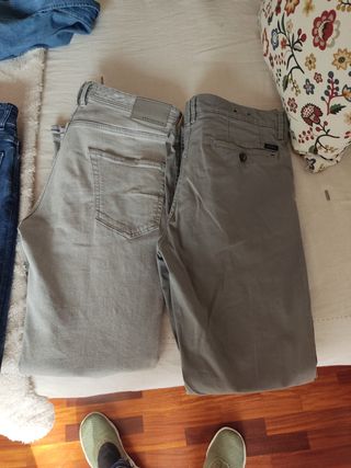 Pantalones hombre los 3 por 15