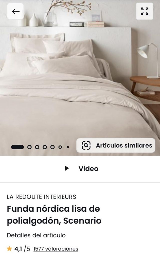 Funda Nórdica La Redoute 240x220 Dos fundas almoha