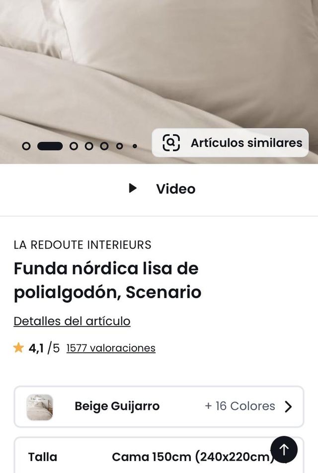 Funda Nórdica La Redoute 240x220 Dos fundas almoha