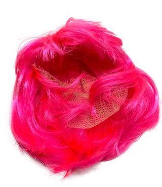 Peluca corta bob con flequillo para disfraz 