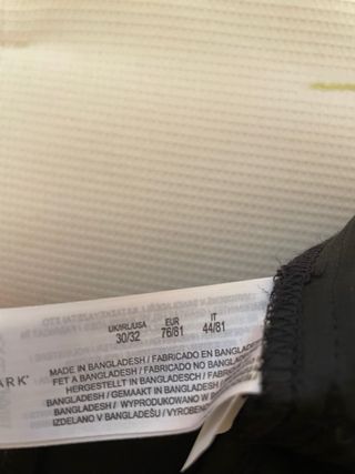 Pantalon de traje negro de Primark