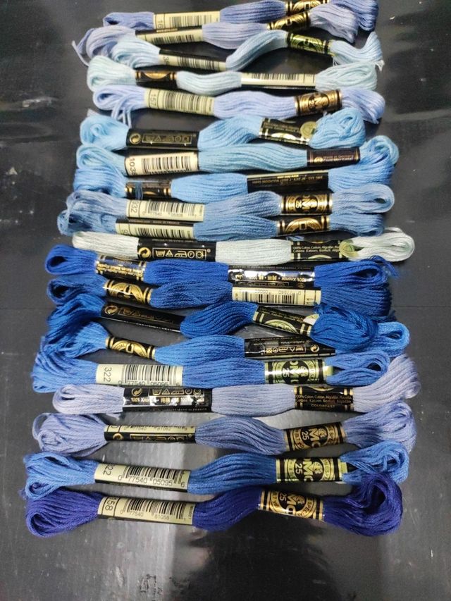 Lote 20 madejas hilo moulinè