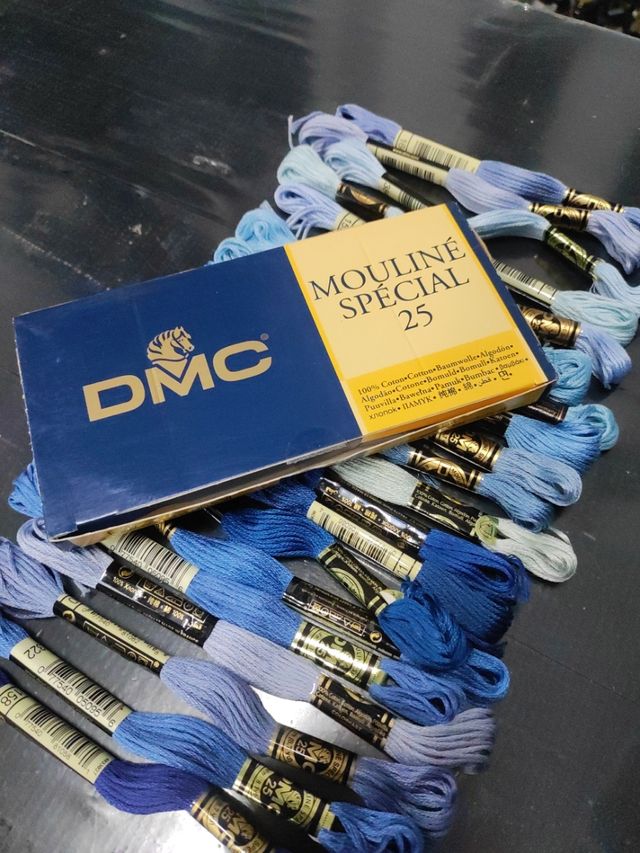 Lote 20 madejas hilo moulinè