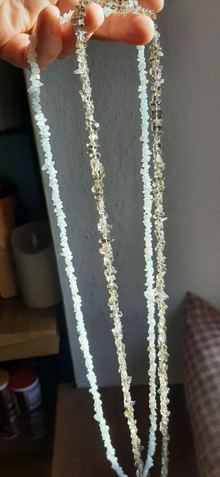 2 collane vetro vintage