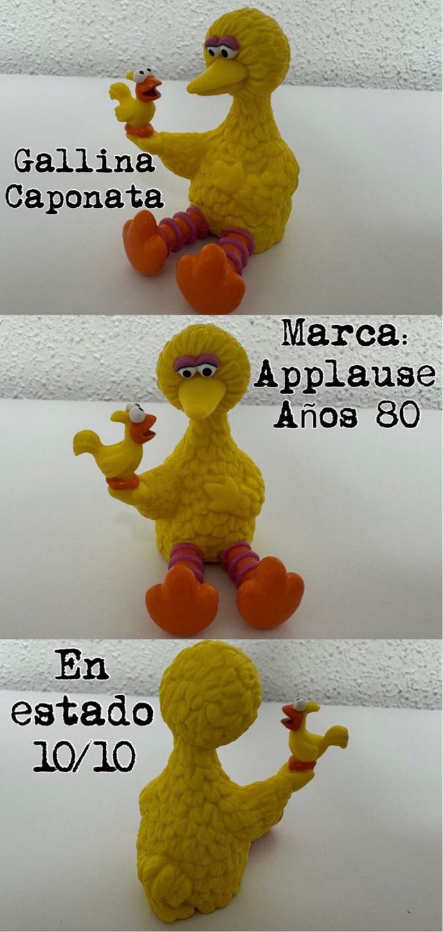 COLECCIÓN MUÑECOS COMICS SPAIN BARRIO SÉSAMO AÑ80s