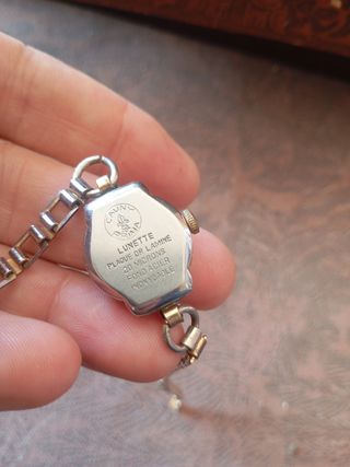 Reloj cauny chapado al oro no funciona