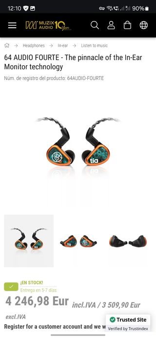 64 Audio Fourte pvp3700eur