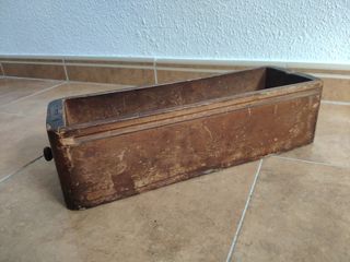 CAJON ANTIGUO MAQUINA DE COSER SINGER