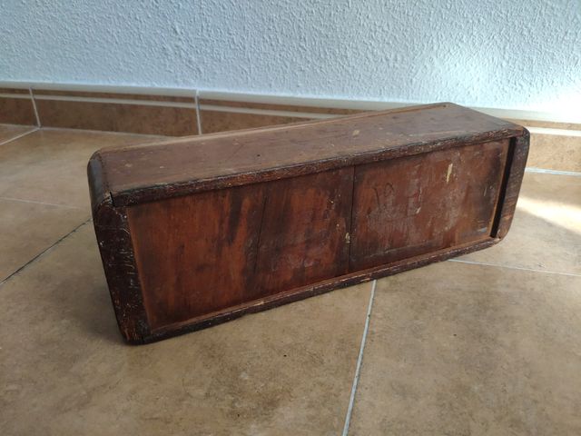 CAJON ANTIGUO MAQUINA DE COSER SINGER