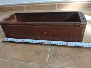 CAJON ANTIGUO MAQUINA DE COSER SINGER