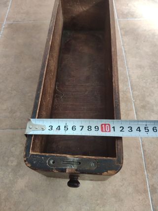 CAJON ANTIGUO MAQUINA DE COSER SINGER