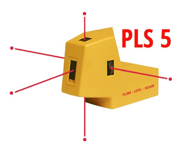 Tracciatore PLS 5 RED laser autolivellante PLS5