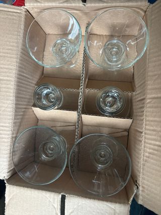 Vasos Margarita y Martini nuevos