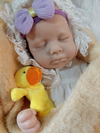 Reborn de silicona se puede bañar