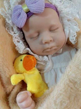 Reborn de silicona se puede bañar