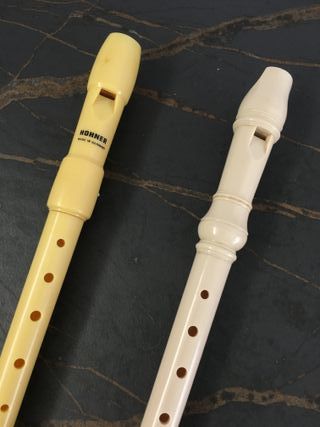 Dos flautas dulces por 5 €