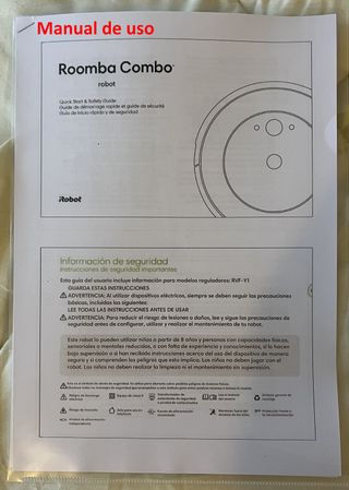 Robot aspirador y friegasuelos (marca: iRobot)
