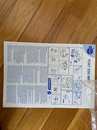 Coche de bateria infantil Fiat 500