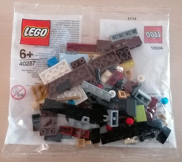 LEGO 40287 - Sacca di plastica a forma di slitta