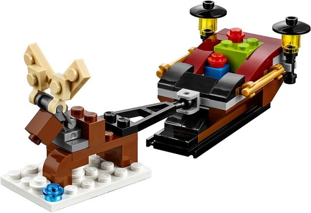 LEGO 40287 - Sacca di plastica a forma di slitta
