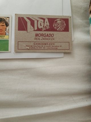 Cromos Asensio, Morgado y Micanovic 8485