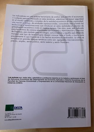 Indicadores de estructura económica
