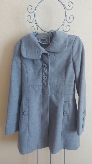 Abrigo gris paño