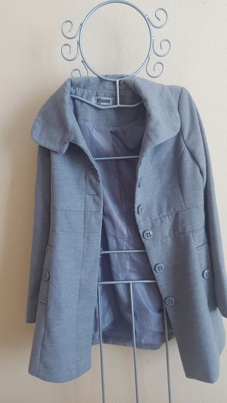 Abrigo gris paño