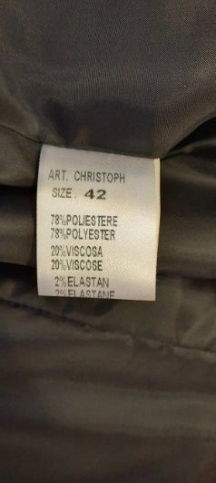 Abrigo Camomilla italiano talla M