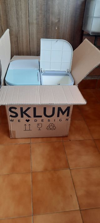 Cubo de reciclaje