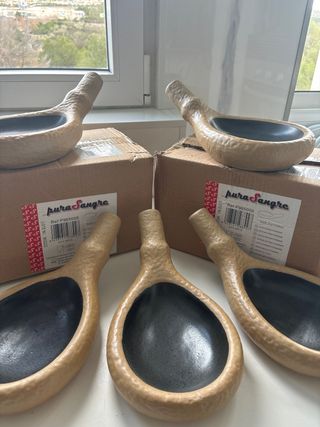 Plato Con Asa Stoneware 31X17X5Cm Purasangre