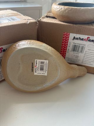 Plato Con Asa Stoneware 31X17X5Cm Purasangre