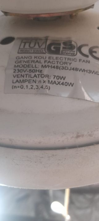 Ventilador de techo