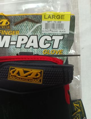 Guantes Mechanix rojos