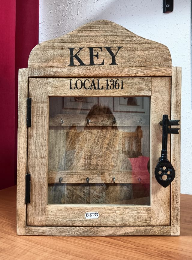 Caja de llaves madera!