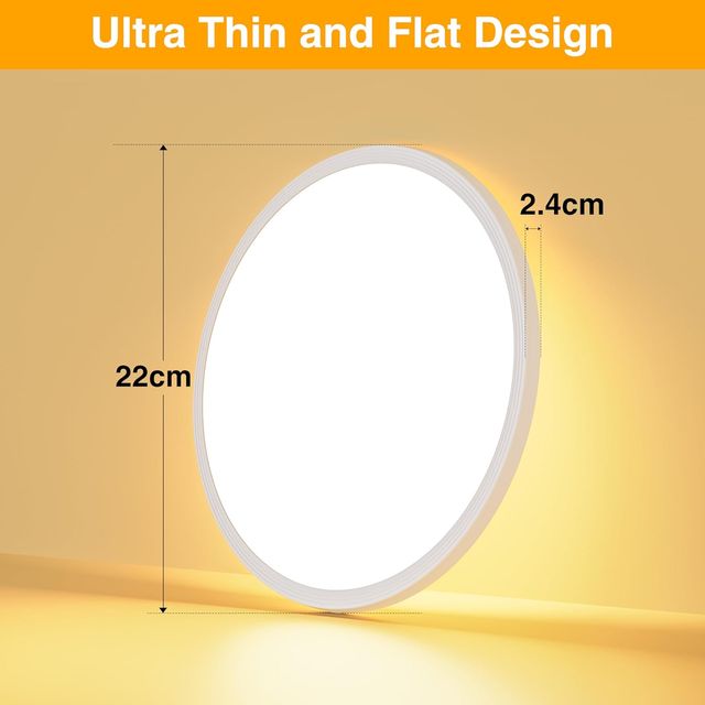 NUEVO - Plafon LED Techo Redondo Lámpara de Techo