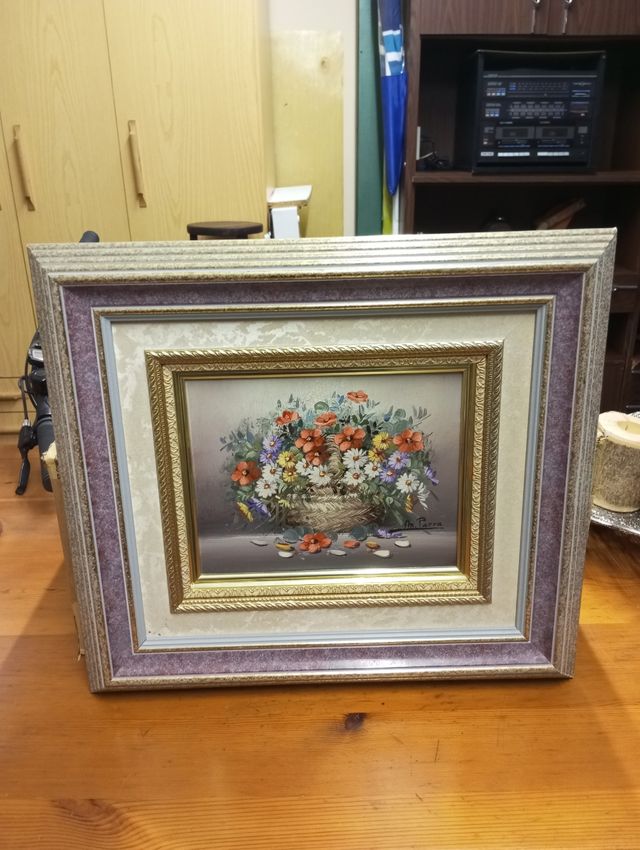 Cuadro parra de flores