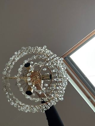 Lampara de araña cristal