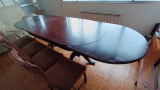 Mesa clásica madera extensible