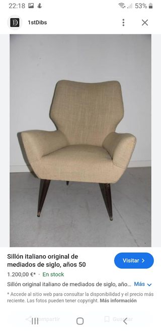 Butacas y banco estilo italiano mediados S.XX