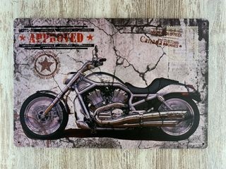 Cartel decoración Harley Davidson