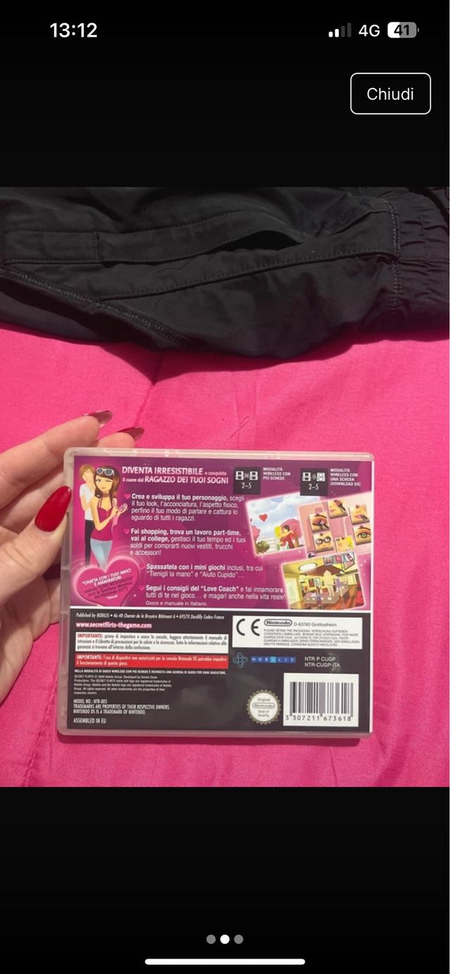 secret flirts gioco per nintendo ds