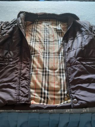 Rebajado abrigo chaquetón Burberry